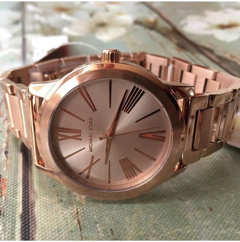 Michael Kors Hartman Rose Gold Dial Rose Gold Steel Strap Watch For Women - MK3491 Buy Now By Michael Kors