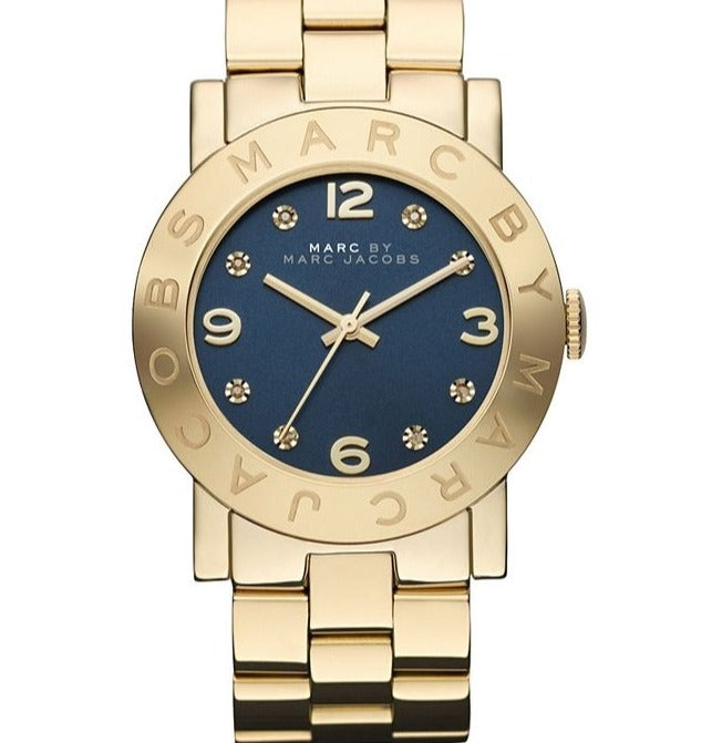 Marc Jacobs Amy Green Dial Gold Steel Strap Watch for Women - MBM8619 Buy Now By Marc Jacobs