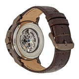 Maserati Ingegno Automatic White Skeleton Dial Brown Leather Strap Watch For Men - R8821119003 Buy Now By Maserati