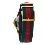 Gucci Le Marche des Merveilles Green & Red Dial Green & Red NATO Strap Unisex Watch - YA126487 Buy Now By Gucci