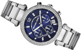 Michael Kors Parker Chronograph Blue Dial Silver Steel Strap Watch for Women - MK6117 Buy Now By Michael Kors