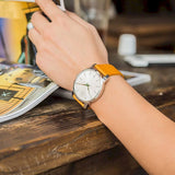 Calvin Klein City Quartz White Dial Light Brown Leather Strap Watch For Men - K2G21138 Buy Now By Calvin Klein