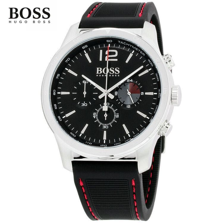 Hugo Boss Professional Black Dial Black Silicone Strap Watch for Men - 1513525 Buy Now By Hugo Boss