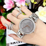 Michael Kors Parker Mother of Pearl Silver Steel Strap Watch for Women - MK6424 Buy Now By Michael Kors