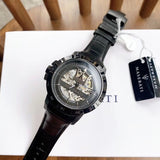 Maserati Potenza Automatic Black Dial Black Leather Strap Stainless Steel Watch For Men - R8821119006 Buy Now By Maserati