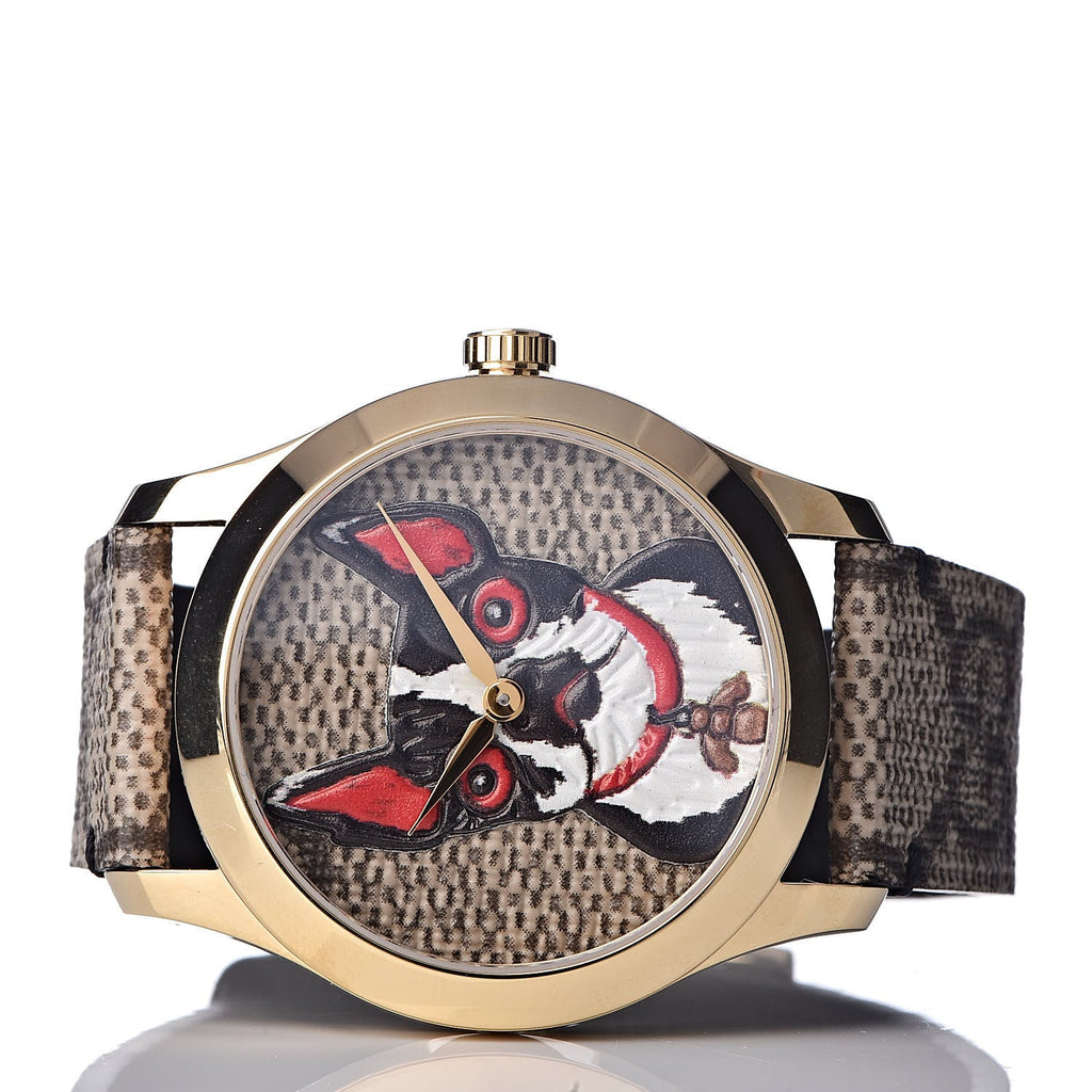 Gucci G Timeless Brown Dial Brown Leather Strap Watch For Women - YA1264056 Buy Now By Gucci