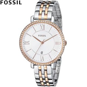 Fossil Jacqueline White Dial Two Tone Steel Strap Watch for Women - ES3634 Buy Now By Fossil