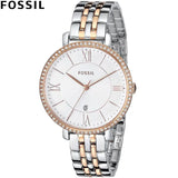 Fossil Jacqueline White Dial Two Tone Steel Strap Watch for Women - ES3634 Buy Now By Fossil