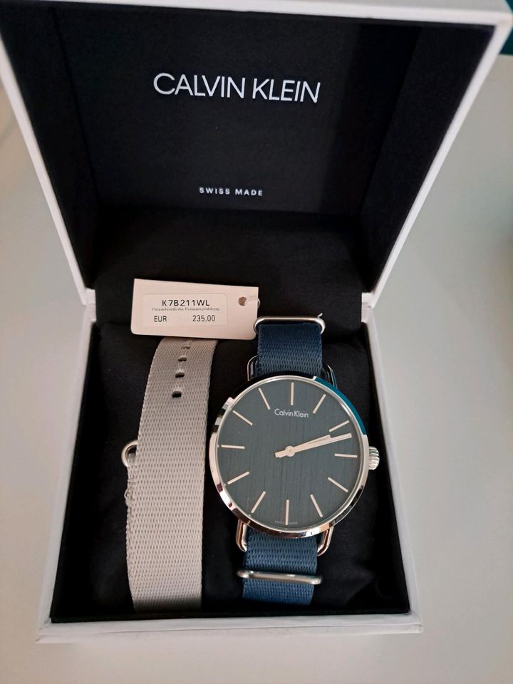 Calvin Klein Even Green Dial Green NATO Strap Watch for Men - K7B211WL Buy Now By Calvin Klein