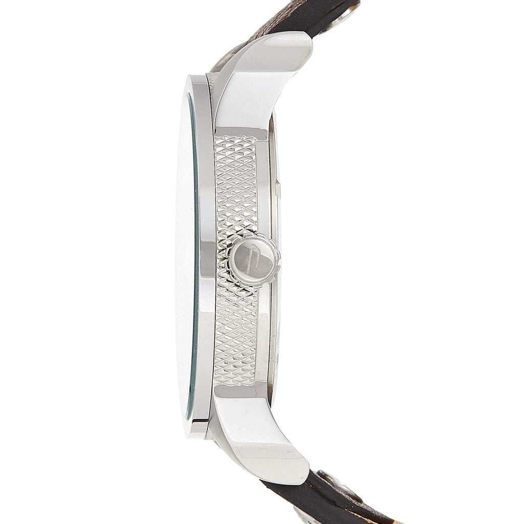 Diesel Mini Daddy LIght Blue Dial Brown Leather Strap Watch For Men - DZ7321 Buy Now By Diesel