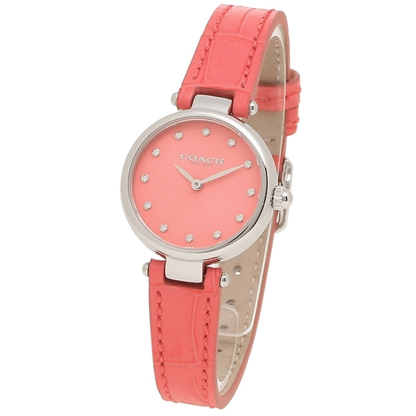 Coach Park Pink Dial Pink Leather Strap Watch for Women - 14503536 Buy Now By Coach