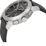 Burberry The City Grey Dial Black Leather Strap Watch for Men - BU9359 Buy Now By Burberry