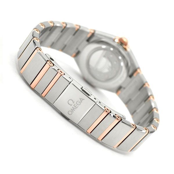 Omega Constellation Quartz Diamonds Mother of Pearl Dial Two Tone Steel Strap Watch for Women - 131.25.25.60.55.001