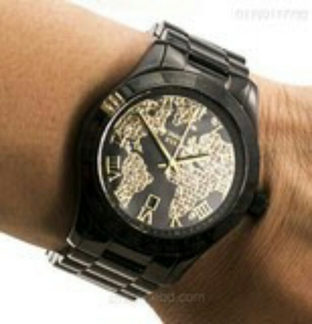 Michael Kors Layton Pave Black Dial Black Steel Strap Watch for Women - MK6091 Buy Now By Michael Kors