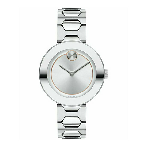 Movado Bold Silver Dial Silver Steel Strap Watch For Women - 3600381 Buy Now By Movado