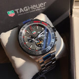 Tag Heuer Formula 1 Chronograph Indy 500 Special Edition Grey Dial Silver Steel Strap Watch for Men - CAZ1016.EB0058 Buy Now By Tag Heuer