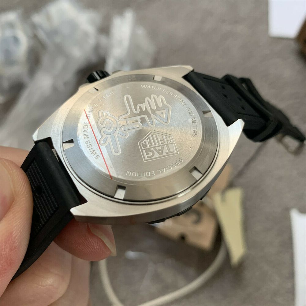 Tag Heuer Formula 1 Alec Monopoly Special Edition Black Rubber Strap Watch for Men - WAZ1117.FT8023 Buy Now By Tag Heuer