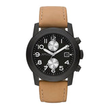 Marc Jacobs Larry Chronograph Black Dial Brown Leather Strap Watch for Men - MBM5053 Buy Now By Marc Jacobs