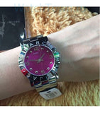 Marc Jacobs Amy Pink Dial Silver Steel Strap Watch for Women - MBM8623 Buy Now By Marc Jacobs