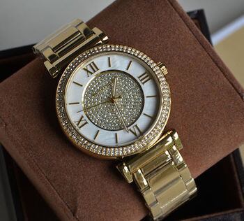 Michael Kors Kerry Mother of Pearl Dial Rose Gold Steel Strap Watch for Women - MK3333 Buy Now By Michael Kors