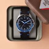 Fossil Sport 54 Day Date Black Dial Black Leather Strap Watch for Men - FS5321 Buy Now By Fossil