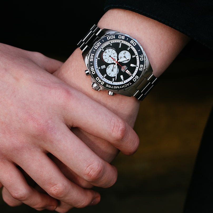 Tag Heuer Formula 1 Chronograph Black Dial Silver Steel Strap Watch for Men - CAZ101E.BA0842 Buy Now By Tag Heuer