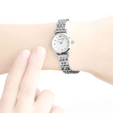 Emporio Armani Gianni T Bar Mother of Pearl Dial Silver Steel Strap Watch For Women - AR1688 Buy Now By Emporio Armani