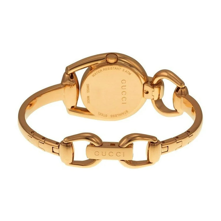 Gucci Horsebit Collection Diamonds Mother of Pearl Dial Rose Gold Steel Strap Watch For Women - YA139508 Buy Now By Gucci