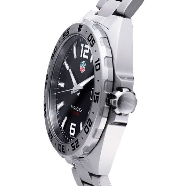 Tag Heuer Formula 1 Black Dial Silver Steel Strap Watch for Men - WAZ1112.BA0875 Buy Now By Tag Heuer