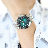 Tissot Seastar 1000 Powermatic 80 Green Dial Silver Steel Strap Watch For Men - T120.407.11.091.01 Buy Now By Tissot