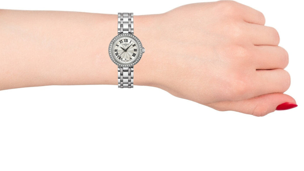 Tissot Bellissima Small Lady Diamonds Silver Dial Silver Steel Strap Watch For Women - T126.010.61.113.00 Buy Now By Tissot