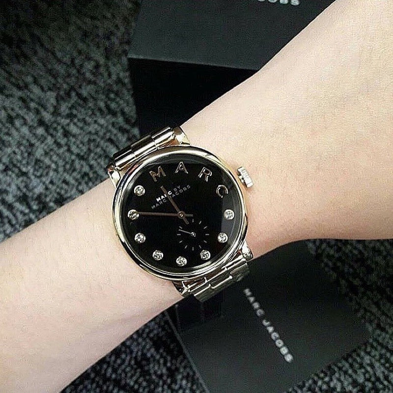 Marc Jacobs Blade Black Dial Silver Steel Strap Watch for Women - MBM8672 Buy Now By Marc Jacobs