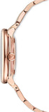 Swarovski Cosmopolitan Diamond Powder Silver Dial Rose Gold Steel Strap Watch for Women - 5517803 Buy Now By Swarovski