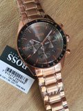 Hugo Boss Trophy Grey Dial Rose Gold Steel Strap Watch for Men - 1513632 Buy Now By Hugo Boss