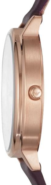 Emporio Armani Quartz Grey Dial Brown Leather Strap Watch For Women - AR11172 Buy Now By Emporio Armani