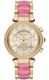 Michael Kors Parker Gold Dial Two Tone Steel Strap Watch for Women - MK6363 Buy Now By Michael Kors