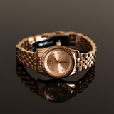 Michael Kors Lexington Three Hand Rose Gold Dial Rose Gold Steel Strap Watch For Women - MK4739 Buy Now By Michael Kors