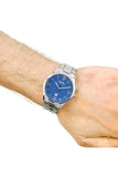 Hugo Boss Governer Blue Dial Silver Steel Strap Watch for Men - 1513487 Buy Now By Hugo Boss