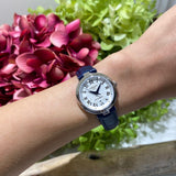 Tissot Bellissima Automatic Silver Dial Blue Leather Strap Watch For Women - T126.207.16.013.00 Buy Now By Tissot