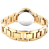 Fossil Virginia White Dial Gold Steel Strap Watch for Women - ES3283 Buy Now By Fossil