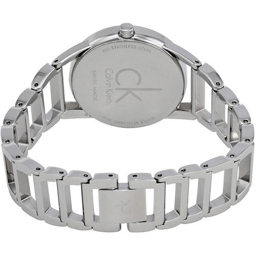 Calvin Klein Stately Silver Dial Silver Steel Strap Watch for Women - K3G2312W Buy Now By Calvin Klein