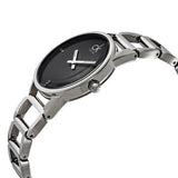 Calvin Klein Stately Black Dial Silver Steel Strap Watch for Women - K3G2312S Buy Now By Calvin Klein