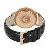 Emporio Armani Renato Quartz Black Dial Black Leather Strap Watch For Men - AR2425 Buy Now By Emporio Armani