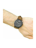 Emporio Armani Chronograph Black Dial Brown Leather Strap Watch For Men - AR11078 Buy Now By Emporio Armani