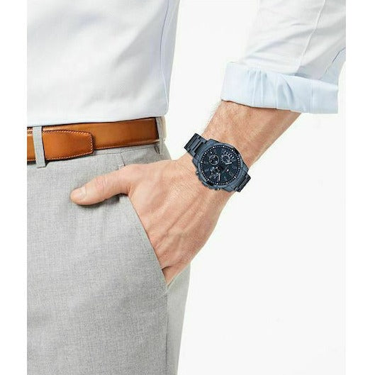 Tommy Hilfiger Decker Chronograph Blue Dial Blue Steel Strap Watch for Men - 1791560 Buy Now By Tommy Hilfiger