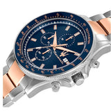 Maserati SFIDA Chronograph Blue Dial Two Tone Steel Strap Watch For Men - R8873640012 Buy Now By Maserati