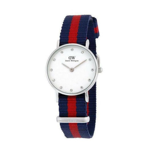 Daniel Wellington Classy Oxford White Dial Two Tone Nylon Strap Watch For Women - DW00100072 Buy Now By Daniel Wellington