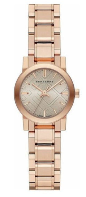 Burberry The City Nude Dial Rose Gold Steel Strap Watch for Women - BU9228 Buy Now By Burberry