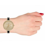 Michael Kors Jaryn Quartz Gold Dial Black Steel Strap Watch For Women - MK4544 Buy Now By Michael Kors