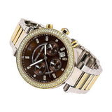 Michael Kors Parker Chronograph Brown Dial Two Tone Steel Strap Watch for Women - MK6118 Buy Now By Michael Kors